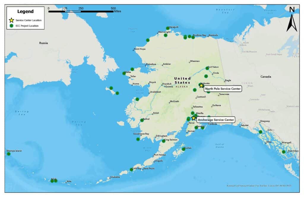 Map of Alaska